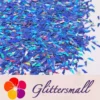 IMG_20201221_155206_2b21f4c4-862c-45d1-83bf-3298c30decb1.webp 4mm Thunder Or Lightning Shaped Holographic Sea Blue Glitter LB0709