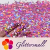 IMG_20201221_155847_07406922-7d9e-48f7-b82f-7cf24d1a469f.webp 4mm Thunder Or Lightning Shaped Holographic Pink Glitter LB0901