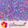 IMG_20201221_161811_8026e690-2dec-4633-9ff1-e5682c3f4804.webp 4mm Thunder Or Lightning Shaped Holographic Light Purple Glitter LB0802