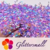 IMG_20201221_161840_ed0d67b1-35ef-4681-96f4-d45868b8a951.webp 4mm Thunder Or Lightning Shaped Holographic Light Purple Glitter LB0802