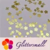 Golden Mixed Flowers And Plants Shaped Metal Glitter MC203