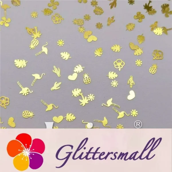 IMG_20210105_135955.webp Golden Tropical Shaped Collection Mixed Metal Glitter MC205