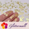 Golden Gear Shaped Collection Mixed Metal Glitter MC207