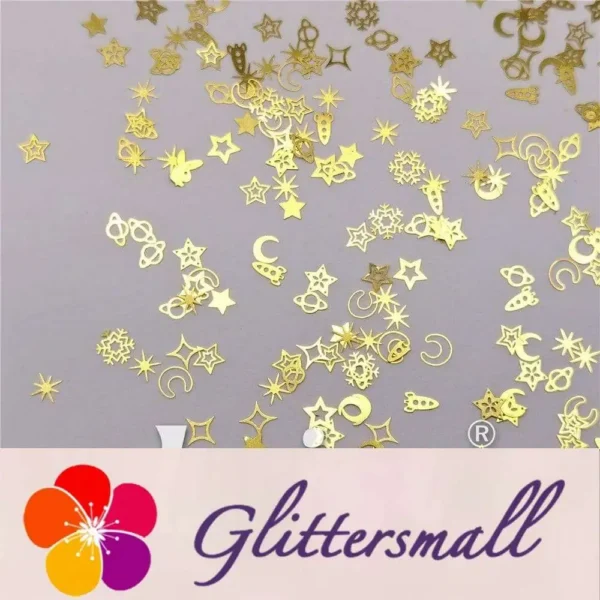 IMG_20210105_142258.webp Golden Space Shaped Collection Mixed Metal Glitter MC208