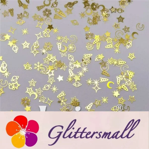 IMG_20210105_142306.webp Golden Space Shaped Collection Mixed Metal Glitter MC208