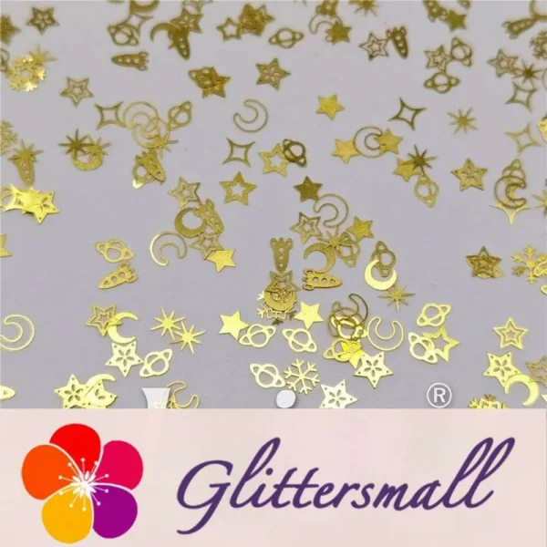 IMG_20210105_142316.webp Golden Space Shaped Collection Mixed Metal Glitter MC208