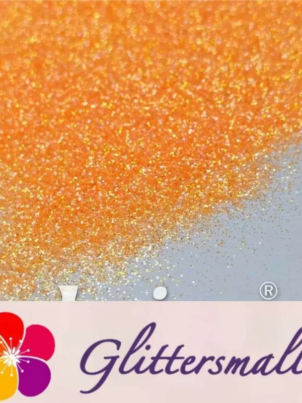0.2/0.4mm Holographic and Fluorescent Orange Mixed High Brightness Glitter HL06