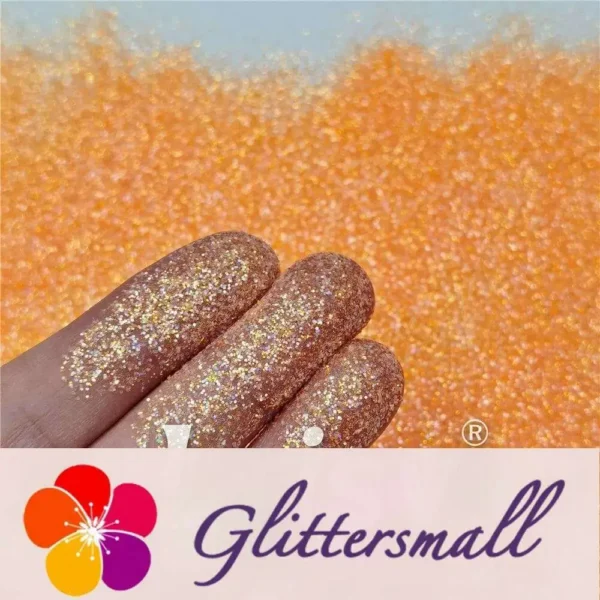 IMG_20210108_155752.webp 0.2/0.4mm Holographic and Fluorescent Orange Mixed High Brightness Glitter HL06