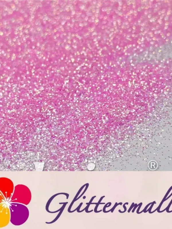 0.2/0.4mm Holographic and Fluorescent Light Pink Mixed High Brightness Glitter HL10
