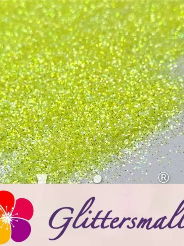 0.2/0.4mm Holographic and Fluorescent Green Mixed High Brightness Glitter HL02