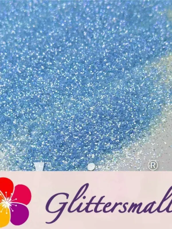 0.2/0.4mm Holographic and Fluorescent Baby Blue Mixed High Brightness Glitter HL11
