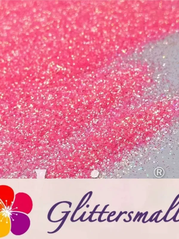 0.2/0.4mm Holographic and Fluorescent Pink Mixed High Brightness Glitter HL09