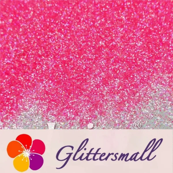0.2/0.4mm Holographic and Fluorescent Red Violet Mixed High Brightness Glitter HL12