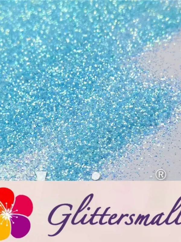 0.2/0.4mm Holographic and Fluorescent Sky Blue Mixed High Brightness Glitter HL08