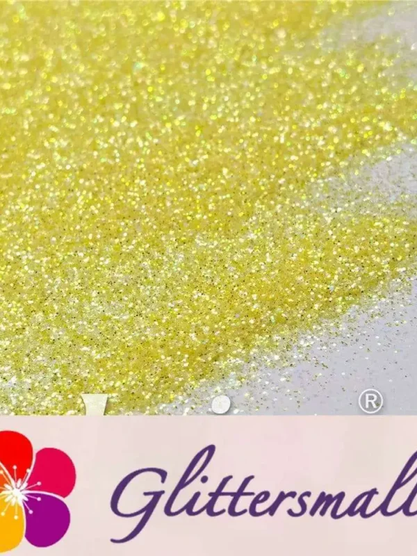 0.2/0.4mm Holographic and Fluorescent Yellow Mixed High Brightness Glitter HL03