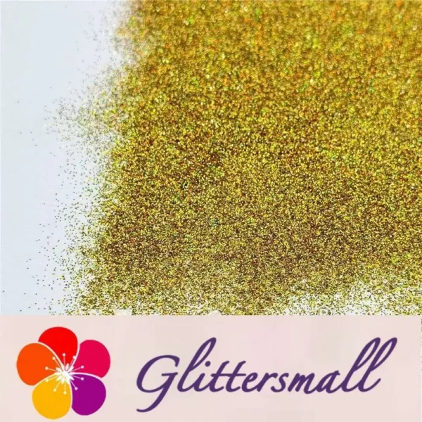 0.2mm Professional Cosmetic Glitter For Lip Gloss, Lipstick Holographic Gold FCHL210