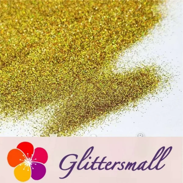 0.2mm Professional Cosmetic Glitter For Lip Gloss, Lipstick Holographic Gold FCHL210
