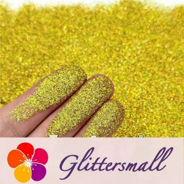 0.2mm Professional Cosmetic Glitter For Lip Gloss, Lipstick Holographic Gold FCHL210