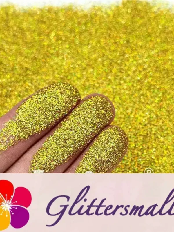 0.2mm Professional Cosmetic Glitter For Lip Gloss, Lipstick Holographic Gold FCHL210