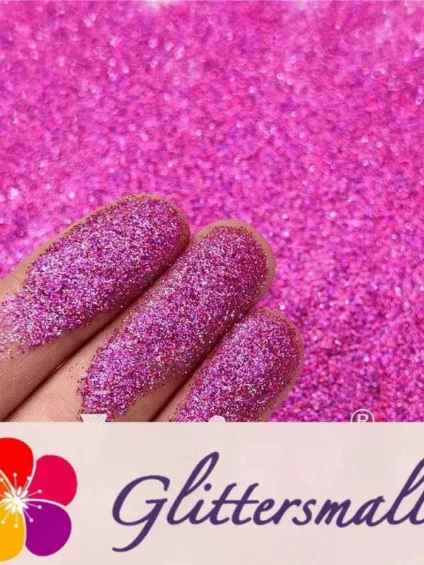 0.2mm Professional Cosmetic Glitter For Lip Gloss, Lipstick Holographic Rose Red FCHL912