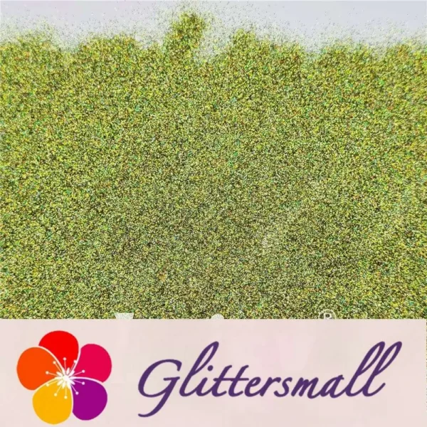 0.2mm Professional Cosmetic Glitter For Lip Gloss, Lipstick Holographic Green FCHL601