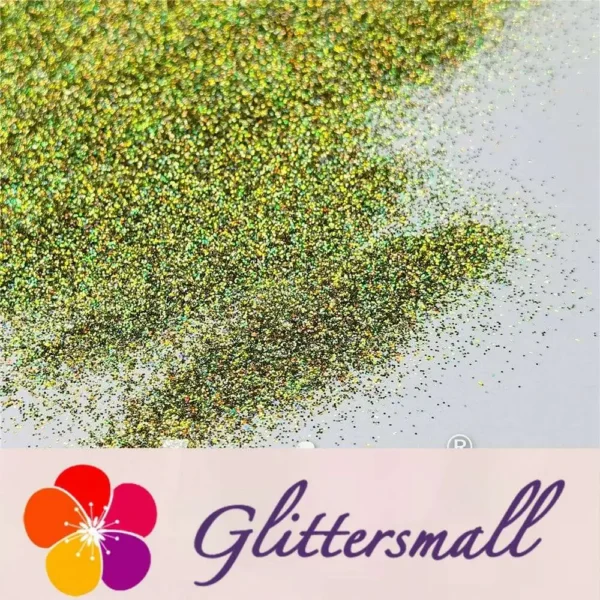 0.2mm Professional Cosmetic Glitter For Lip Gloss, Lipstick Holographic Green FCHL601