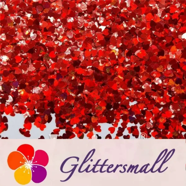 IMG_20210114_135817.webp 3mm Heart Shapes Laser Red Glitter LB0300