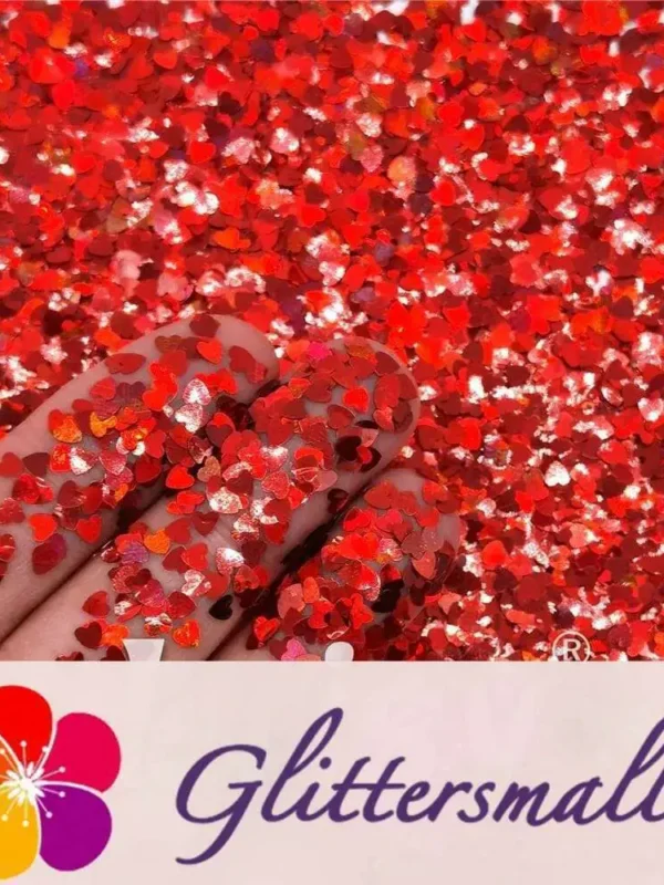IMG_20210114_135942.webp 3mm Heart Shapes Laser Red Glitter LB0300