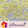 Golden Snowflake Shaped Mixed Metal Glitter MC212
