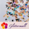 Hollow Out Butterfly Shaped Mixed Metal Glitter MC215