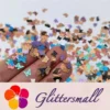 Hollow Out Butterfly Shaped Mixed Metal Glitter MC215