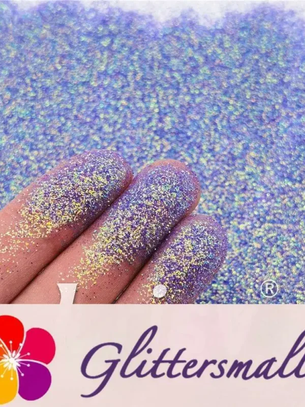 0.3mm Fluorescent Purple High Brightness Iridescent Glitter FC336