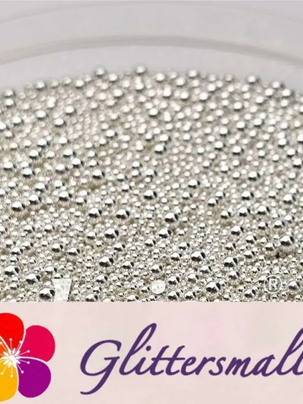 Silver Beads 2/1.5/1/0.8/0.5mm Mixed Metal Nail Charms MD208