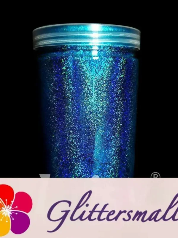 0.2mm Solvent Resistance Holographic Sky Blue Glitter For Nail Polish LS0700