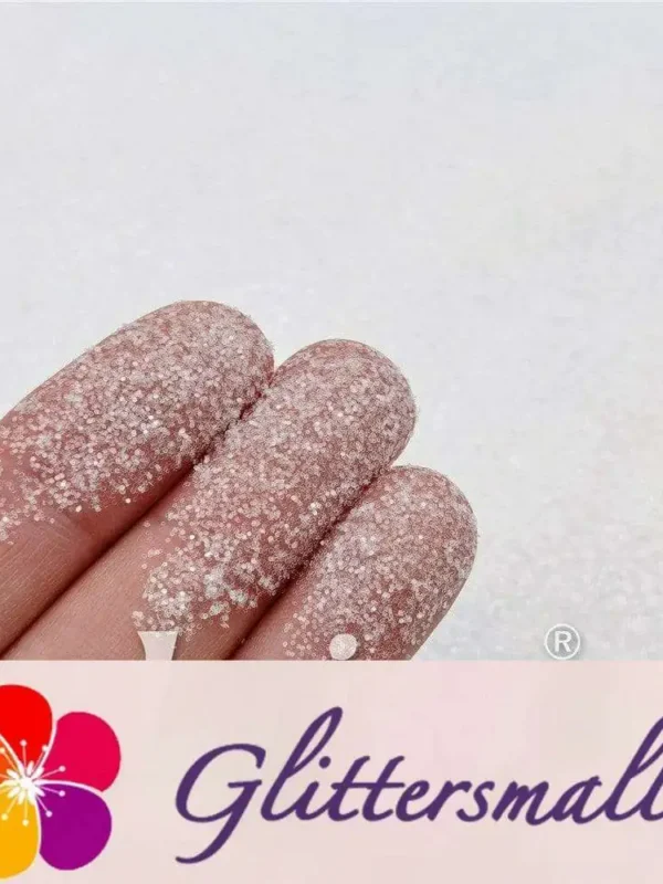 0.4mm Translucent Holographic White Glitter LB01100