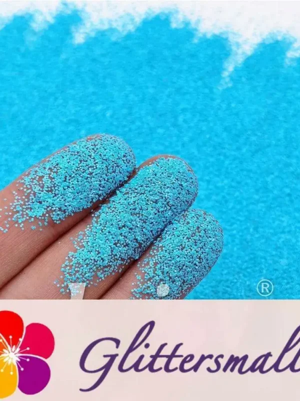 0.4mm Solvent Resistance Macaron Light Blue Matte Glitter FC-SJ027