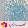 Iridescent Cellophane Glitter Flakes Shard C021 4x4