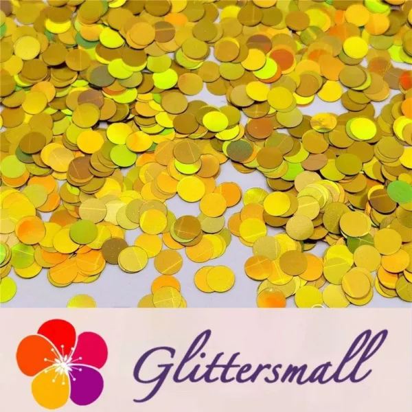 IMG_20210315_194637.webp 6mm Round Shaped Holographic Gold Glitter LB0210