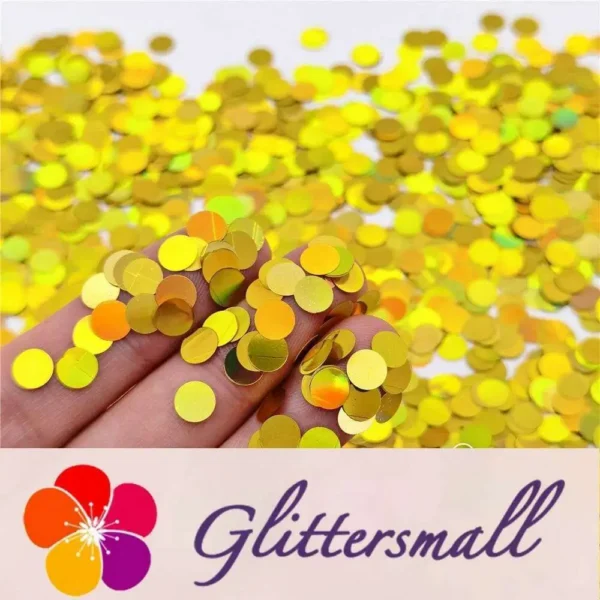 IMG_20210315_194731.webp 6mm Round Shaped Holographic Gold Glitter LB0210