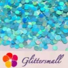 IMG_20210315_195052.webp 6mm Round Shaped Holographic Teal Green Glitter LB0702