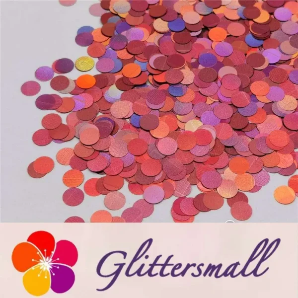 IMG_20210315_200620.webp 6mm Round Shaped Holographic Hazy Pink Glitter LB0911