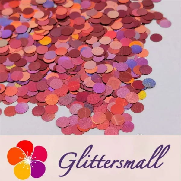 IMG_20210315_200632.webp 6mm Round Shaped Holographic Hazy Pink Glitter LB0911