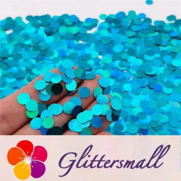 IMG_20210315_204354.webp 6mm Round Shaped Holographic Sky Blue Glitter LB0700