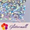 6mm Round Shaped Holographic Silver Glitter LB0100