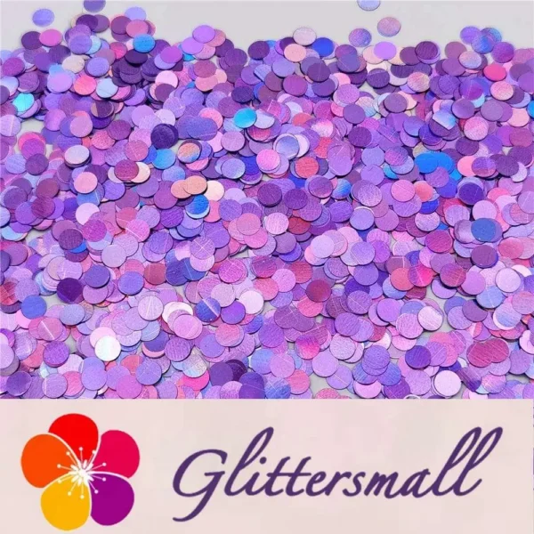 IMG_20210315_205909.webp 6mm Round Shaped Holographic Light Purple Glitter LB0802