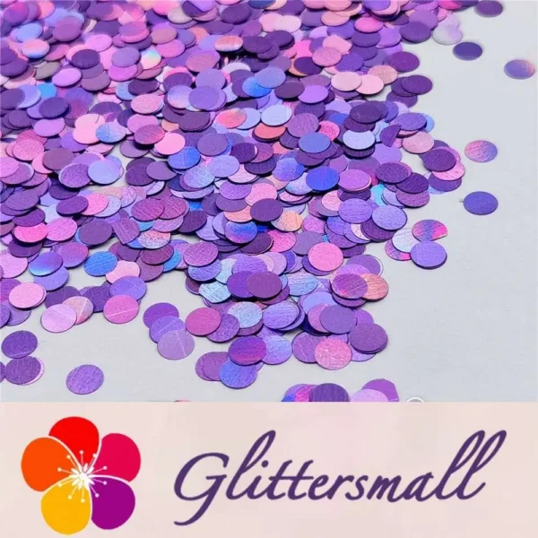 IMG_20210315_205925.webp 6mm Round Shaped Holographic Light Purple Glitter LB0802
