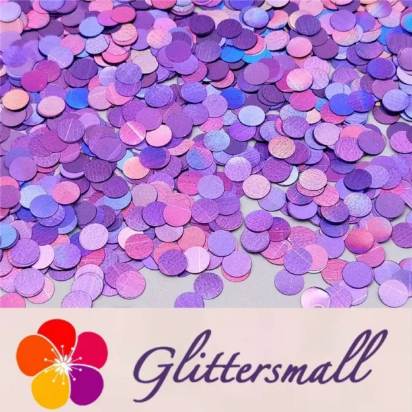 IMG_20210315_205937.webp 6mm Round Shaped Holographic Light Purple Glitter LB0802