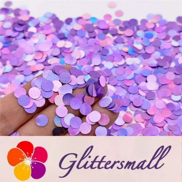 IMG_20210315_210009.webp 6mm Round Shaped Holographic Light Purple Glitter LB0802