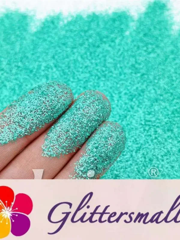 IMG_20210317_162209.webp 0.4mm Pearl Turquoise Green Matte Solvent Resistance Glitter FC-GS007