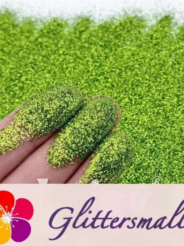 0.3mm Olive Green Fine Glitter Pure Color B0612